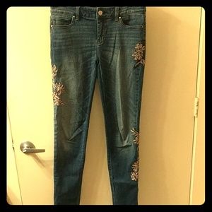 White House Black Market Sequined Jeans